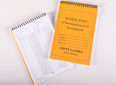 Scholastic Scorebook - 50 Games - Book - Chess-House