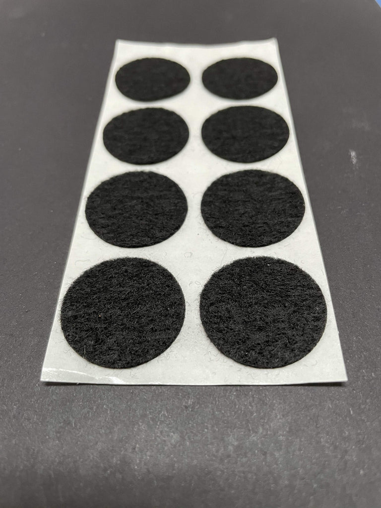Single Felt Circles for Chess Pieces - Self-Stick in Black – Chess