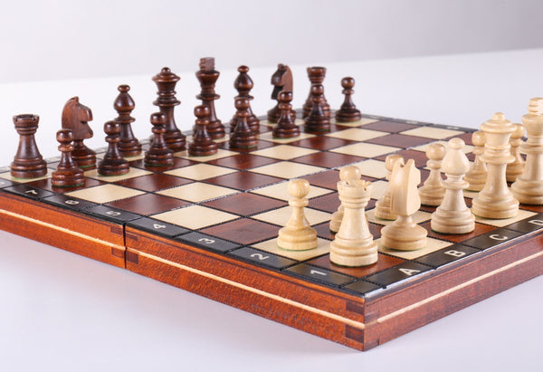 SINGLE REPLACEMENT PIECES: 10.5" Magnetic Wooden Travel Chess Game Piece