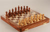 SINGLE REPLACEMENT PIECES: 10" Folding Pegged Golden Rosewood Chess Set Piece