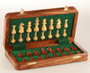 SINGLE REPLACEMENT PIECES: 10" Folding Pegged Golden Rosewood Chess Set Piece