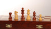 SINGLE REPLACEMENT PIECES: 12" Magnetic Folding Chess Set in Blood Rosewood/Maple Piece
