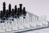 SINGLE REPLACEMENT PIECES: 13.75" Mirror Chess Board, White and Black - Parts - Chess-House