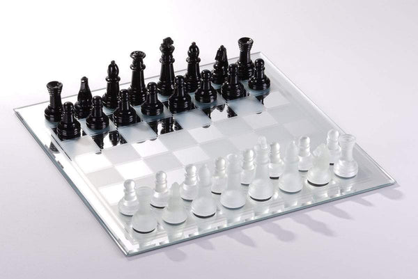 SINGLE REPLACEMENT PIECES: 13.75" Mirror Chess Board, White and Black - Parts - Chess-House