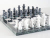 SINGLE REPLACEMENT PIECES: 16" Black and White Marble Chess Set
