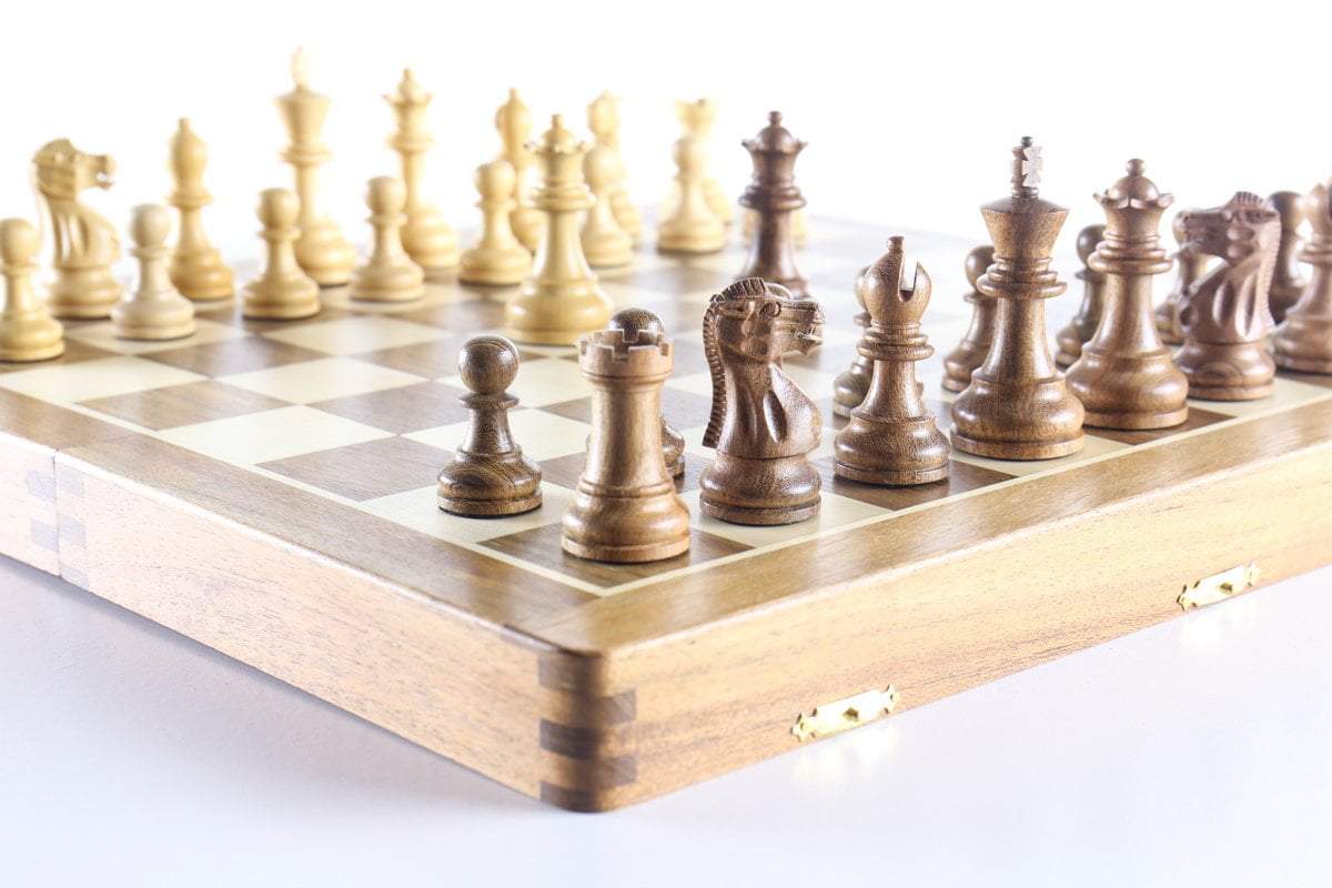 SINGLE REPLACEMENT PIECES: 16" Folding Magnetic Wooden Chess Set - Parts - Chess-House