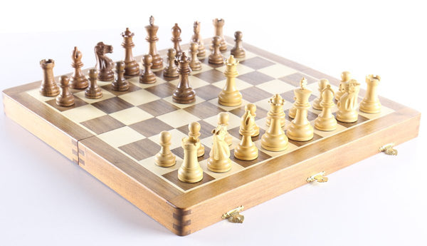 SINGLE REPLACEMENT PIECES: 16" Folding Magnetic Wooden Chess Set - Parts - Chess-House