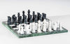 SINGLE REPLACEMENT PIECES: 18" Marble Black and White Chess Set - Parts - Chess-House