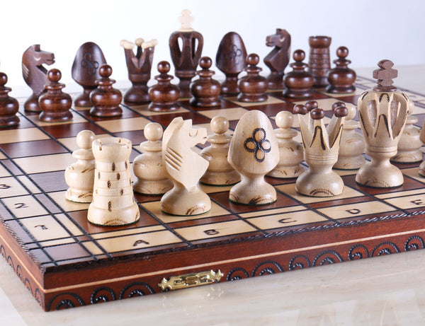 SINGLE REPLACEMENT PIECES: 19" Royal King's Wood Chess Set Piece