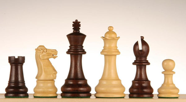 SINGLE REPLACEMENT PIECES: 3 1/2" Monarch Staunton Rosewood Chess Pieces Piece
