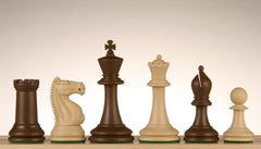 SINGLE REPLACEMENT PIECES: 3 3/4" Emisario Player Chess Pieces - Brown and Sandal - Piece - Chess-House
