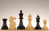 SINGLE REPLACEMENT PIECES: 3 3/4" Executive Staunton Ebonized Wood Chess Pieces Piece