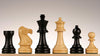 SINGLE REPLACEMENT PIECES: 3 3/4" French Staunton Chess Pieces in Ebonized/Boxwood Piece