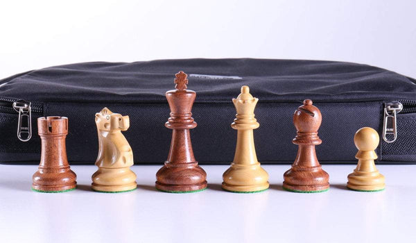 SINGLE REPLACEMENT PIECES: 3 5/8" Ultimate Style Wooden Chess Pieces - Babul Piece