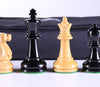 SINGLE REPLACEMENT PIECES: 3 5/8" Ultimate Style Wooden Chess Pieces - Ebonized Piece