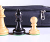 SINGLE REPLACEMENT PIECES: 3 5/8" Ultimate Style Wooden Chess Pieces - Ebony Piece