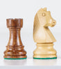 SINGLE REPLACEMENT PIECES: 3 7/8" German Staunton Chessmen - Acacia - Parts - Chess-House