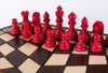 SINGLE REPLACEMENT PIECES: 3 Player Small Wood Chess Set Piece