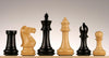 SINGLE REPLACEMENT PIECES: 4 1/4" Windsor Staunton Chess Pieces in Ebonized/Boxwood Piece