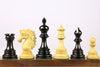 SINGLE REPLACEMENT PIECES: 4.5" Ebony Andalusian Chess Pieces - Parts - Chess-House