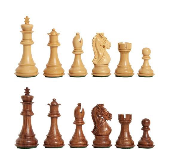 SINGLE REPLACEMENT PIECES: 4" Bridled Knight Style Chess Pieces in Anjan - Parts - Chess-House