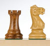 SINGLE REPLACEMENT PIECES: 4" Grandmaster Series Chess Pieces - Acacia - Parts - Chess-House