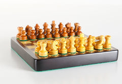 SINGLE REPLACEMENT PIECES: 4" Mini Magnetic Wood Travel Chess Set Piece