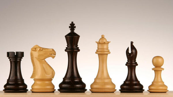 SINGLE REPLACEMENT PIECES: 4" Stallion Rosewood Chess Pieces Piece