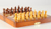 SINGLE REPLACEMENT PIECES: 5 1/2" Magnetic Folding Chess Set in Golden Rosewood & Maple Piece
