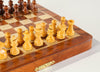 SINGLE REPLACEMENT PIECES: 5 1/2" Magnetic Folding Chess Set in Golden Rosewood & Maple Piece