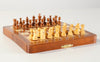 SINGLE REPLACEMENT PIECES: 7.5" Folding Pegged Golden Rosewood Chess Set Piece