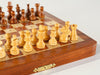 SINGLE REPLACEMENT PIECES: 7.5" Folding Pegged Golden Rosewood Chess Set Piece