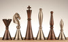 SINGLE REPLACEMENT PIECES: Brass Art Deco Men - Parts - Chess-House