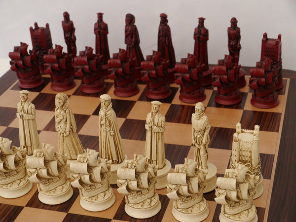 SINGLE REPLACEMENT PIECES: Elizabethan Chess Pieces by Berkeley - Cardinal Red - Parts - Chess-House