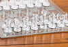 SINGLE REPLACEMENT PIECES: Etched Glass Chess Set - Parts - Chess-House