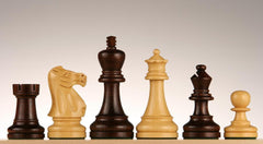 SINGLE REPLACEMENT PIECES: Grand King Staunton Chess Pieces in Rosewood/Boxwood - 3 3/4" Piece