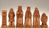 SINGLE REPLACEMENT PIECES: House of Hauteville Chessmen - Antique White and Brown Marble Resin Piece