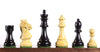 SINGLE REPLACEMENT PIECES: King's Bridal 3.75" Ebonized Chess Pieces - Parts - Chess-House
