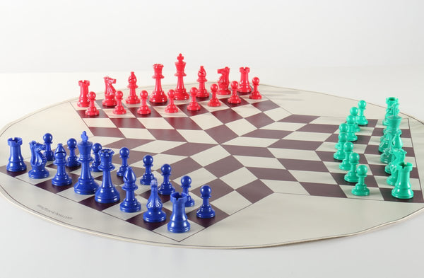 SINGLE REPLACEMENT PIECES: Large 3 Player Chess Set Piece