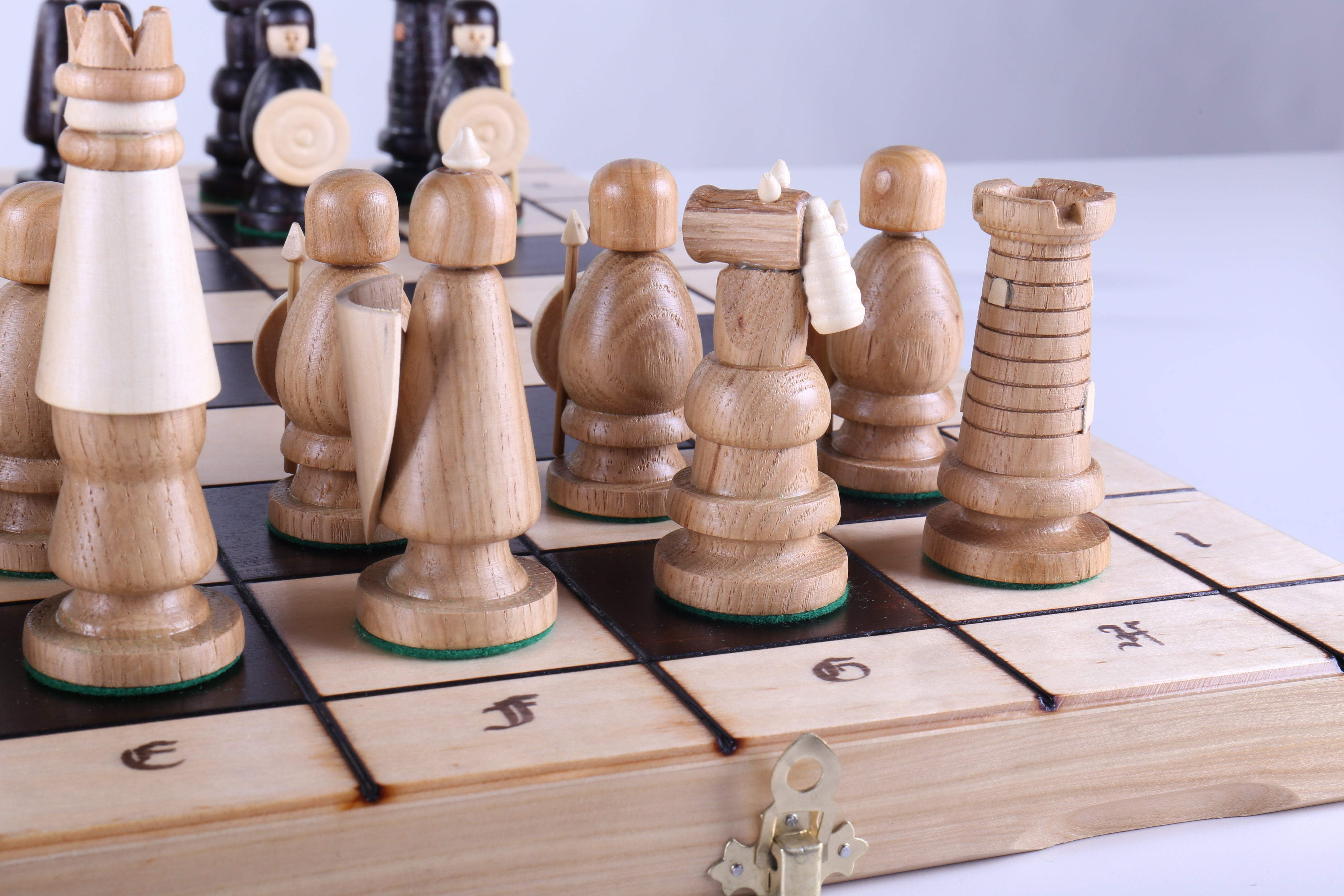 SINGLE REPLACEMENT PIECES: Large Magnat Style Chess Set With Storage