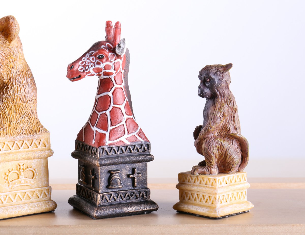 SINGLE REPLACEMENT PIECES: Lion Chess Set