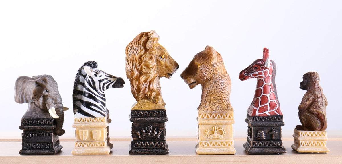 SINGLE REPLACEMENT PIECES: Lion Chess Set