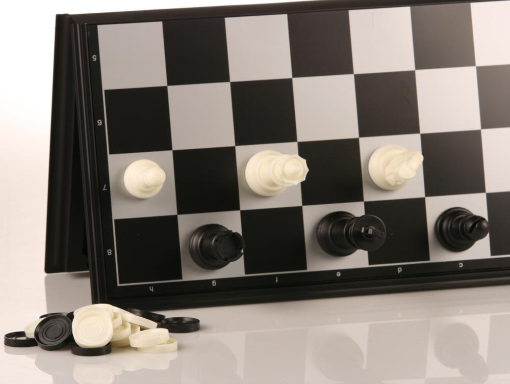 SINGLE REPLACEMENT PIECES: Magnetic Folding Travel Chess & Checker Set - Medium - Parts - Chess-House