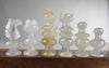SINGLE REPLACEMENT PIECES: Mexican Onyx Pieces - Clear White - Parts - Chess-House
