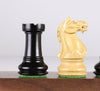 SINGLE REPLACEMENT PIECES: Oxford 3.75" Ebonized Chess Pieces - Parts - Chess-House