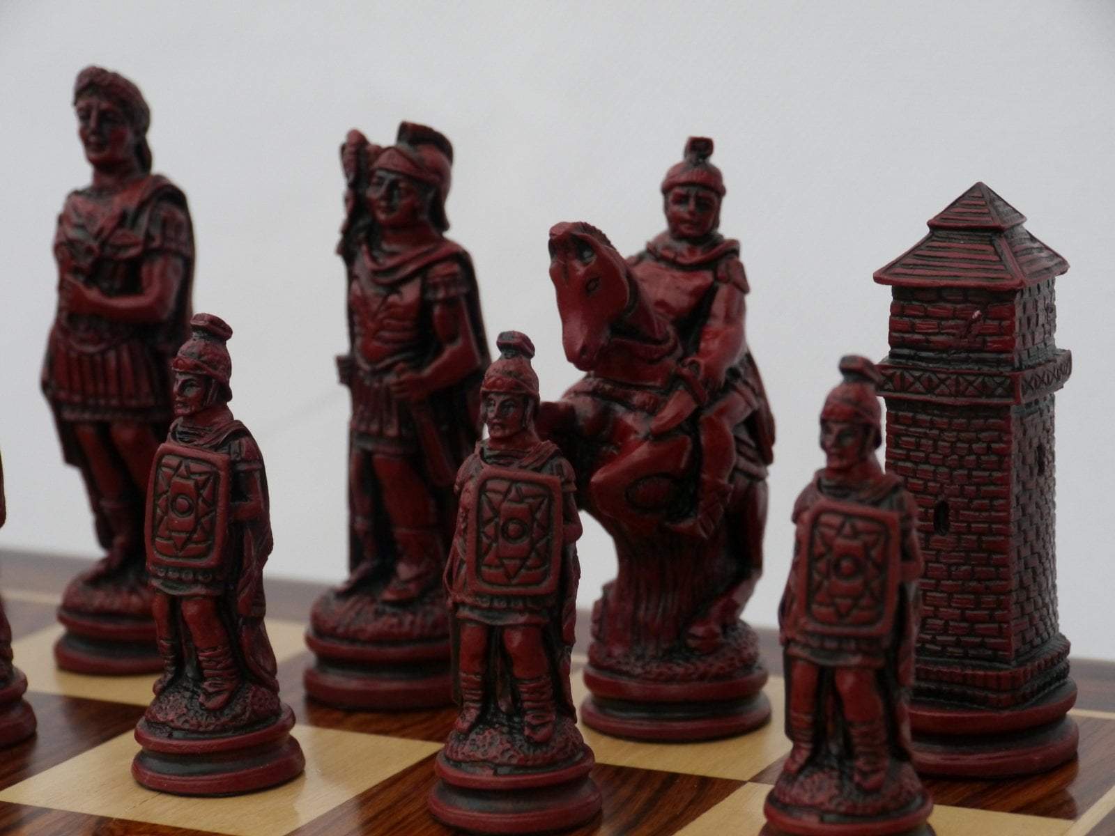 SINGLE REPLACEMENT PIECES: Roman Chess Pieces by Berkeley - Cardinal Red - Parts - Chess-House