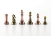 SINGLE REPLACEMENT PIECES: Tall Metallic Style Plastic Chess Pieces - Parts - Chess-House