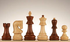 SINGLE REPLACEMENT PIECES: Zagreb Chess Pieces, 3 3/4" Sheesham Piece