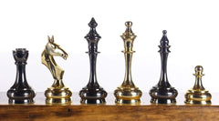Solid Brass Chessmen Piece