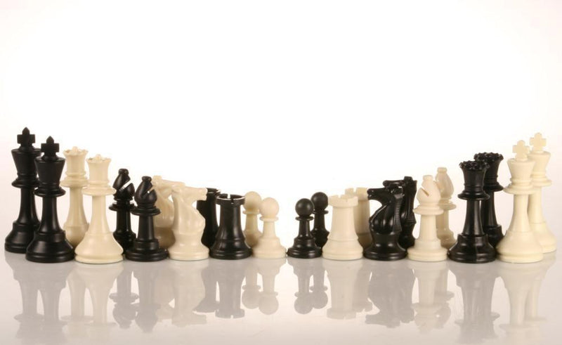Bulk Solid Plastic Individual Chess Pieces